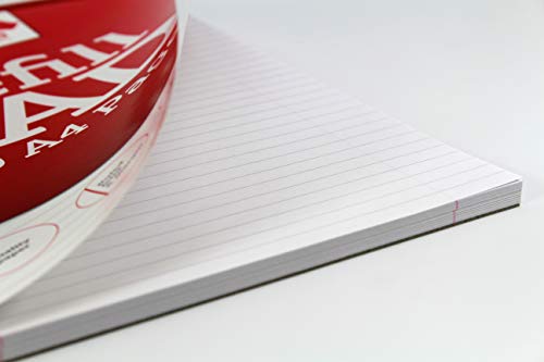 Silvine A4 Refill Pad - Lined With Margin (160 Pages) Single,White - Image 4