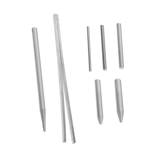 DOITOOL 7pcs Metal Model Bending Auxiliary Tools Stainless Steel Kit for Diy Auto Edge Wire Bending Jig