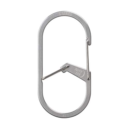 Image of Nite IZE G-Series Dual Chamber Carabiner #4, Key Carabiner, Stainless Steel