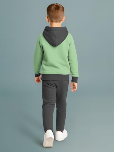 Image of HELLCAT Trendy Co-ords With Hoodie Sweatshirt and Trackpant Clothing Set for Boys