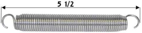 Trampoline Part Store® 5.5" Inch Ultra-Grade* Trampoline Springs Quantity of 36, Extension Spring, Farming, Ranching, Machinery, Maintenance, Home Repairs ASTM Safety Approved