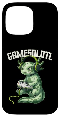 Gamesolotl Axolotl �Q�[�}�[ �r�f�I�Q�[�� �ʔ��� �Q�[�� �J���C�C �X�}�z�P�[�X iPhone 14 Pro Max �p