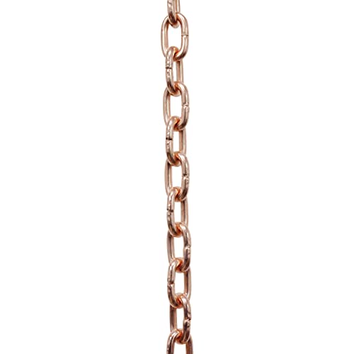 Image of RCH Hardware CH-S53-14-CO Steel Clock Chain 14 Gauge, Copper (1 Foot)