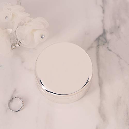 Image of Cherished Moments Personalized Baby Dedication Round Jewelry Box