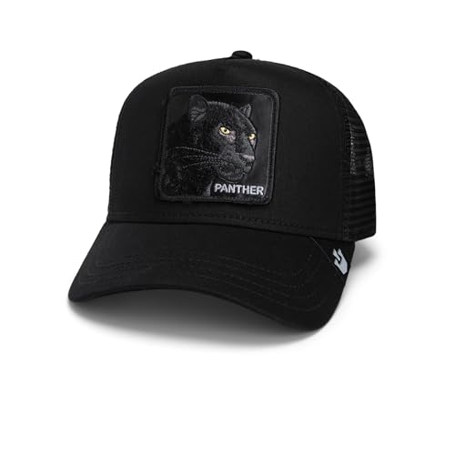 Goorin Bros. The Farm Unisex Original Adjustable Snapback Trucker Hat, Black (The Black Panther), One Size