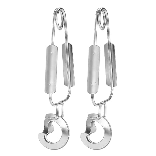Tiardey 2pcs Snail Tongs, Stainless Steel Food Tongs, Kitchen Tongs, Buffet Tongs, for Home, Restaurant Cooking, Serving