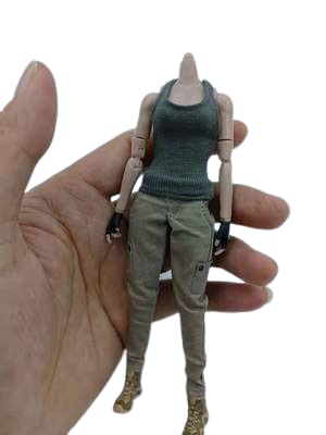Combinaison gilet pour 6 pouces femelle TBLeague AMITD SJYT-001 ensemble textile fait main 1/12