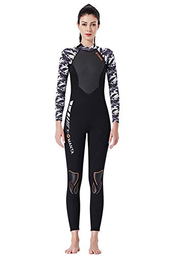 Youth Women One Piece Full Body Guardian 1.5mm Neoprene Scuba Diving Suits Surfing Swimming Long Sleeve Wetsuit Surfing Suit