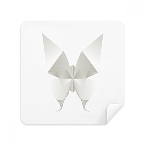 Chiffon de nettoyage écran téléphone daim origami blanc essuie vitre
