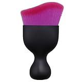 TEUOPIOE Auto Interior Detailing Brushes, Car Dash Duster Brush Tool,Soft Bristle Cleaning Brush,Car Detailing Brush (K - All Purple Bristles)