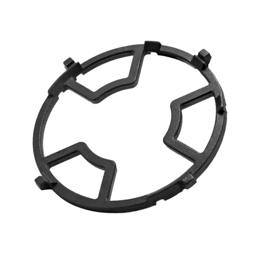 SHINEOFI Soporte para Wok de Hierro Fundido Resistente Soporte Compacto para Cocina de Gas Compatible con Quemadores Estándar y Estufas de Gas Domésticas Color Negro
