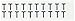 Brady 9712-T 97 Series 3/4" Height, 21/32" Width, B-946 High Performance Vinyl, Black On White Color Indoor Or Outdoor Letter Label Legend "T" (20 Labels Per Card)