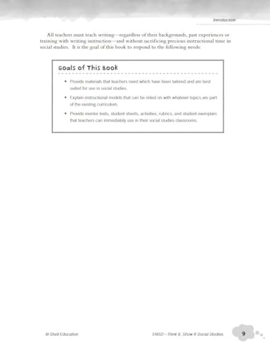 Think It, Show It Social Studies: Strategies for Communicating Understanding - Teacher Resource Provides Strategies to Develop Clear and Concise Writing Skills (Professional Classroom Resource) - Image 7