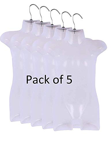 LIMBDA Mannequin I Non-Breakable Display Dummy Hanger I Hangers Clothes Dress Kurtis Display Stand Regular Size – White (Set of 5) (B08VN1SYNH) Amazon Price History, Amazon Price Tracker