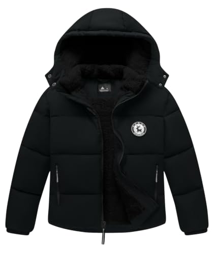 ZITY Winterjacke Jungen Quilted Steppjacke Gefüttert Kinder Wintermantel