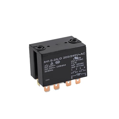 Relais 841-S-2A-D-200/240VAC commutateur AC 200V 250V pour boîtier 25A