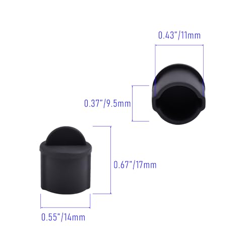 Image of 5 PCS BNC-A Port Anti-dust Plugs, Silicone Covers Caps Stoppers, Port Protector for Laptop, Phone, ID; 0.37 inch