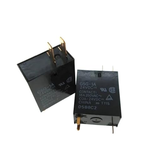 Relais 3 broches G5G-1A-24VDC G5G1A 24V 16A 250VAC pour carte électronique