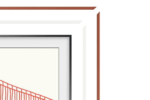Image of SAMSUNG 65-inch The Frame Customizable Bezel - Beveled Brick Red (VG-SCFA65TRCZA, 2021 Model)