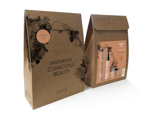 Pack Lakme Teknia Argan Oil tratamiento capilar de nutrición profunda con aceites orgánicos