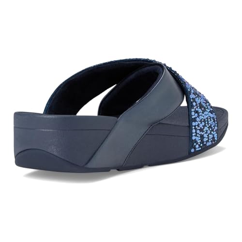 Image of FitFlop Women's, Lulu Crystal Mix Slide Sandal