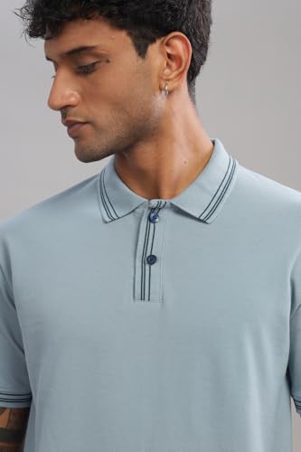 Image of ADRO Polo T Shirt for Men | Black Polo T-Shirt | 100% Cotton Polo Tshirt | Regular Fit Polo| Available in Plus Size Polo