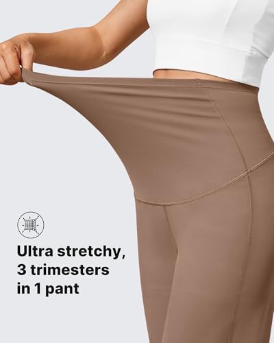 Image of G4Free Women's Maternity BareFeel Wide Leg Yoga Pants