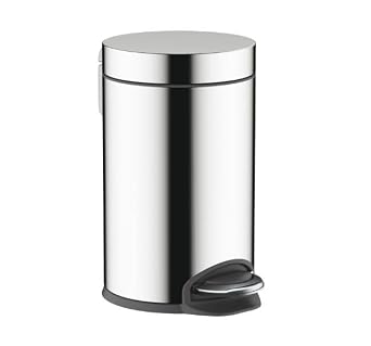 hansgrohe AddStoris pedal bin, bathroom, chrome, 3 l