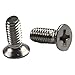8 Pack Shower Door Roller Replacement Set with 19/23/25mm Nylon Wheels and Stainless Steel Screws, Adjustable for Smooth Glide, Compatible with Most Shower Enclosures(25mm)