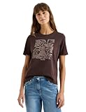 Damen T-Shirt mit Rundhals und Frontprint