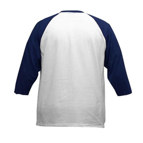 CafePress Happiness is Being A Pope Kids Baseball Jersey Kids Cotton Baseball Jersey, 3/4 Raglan Sleeve Shirt Navy/White