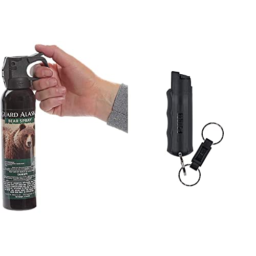 Mace Brand Personal Security Products Guard Alaska Maximum Strength Bear Spray, 20’ Powerful Pepper Spray, Mace Spray Self & Sabre Pepper Spray, Quick Release Keychain For Easy Carry And Fast Access #TOP14