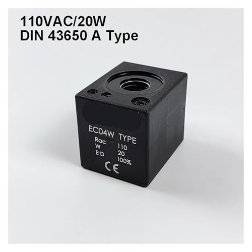 Électrovanne EC-04W bobine directionnelle AC 220V 3-pin vanne électromagnétique