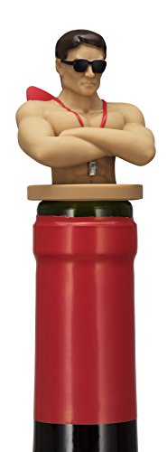 NPW-USA The Original Drinking Buddies, Lifeguard Wine Guard Bottle Stopper