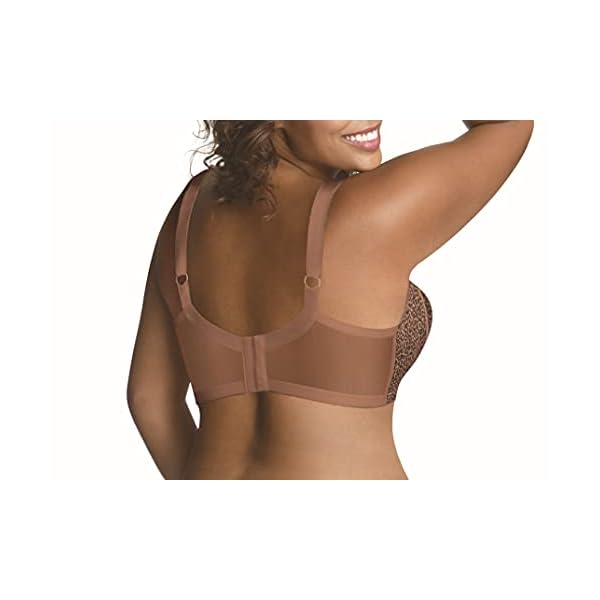 Just-My-Size-Womens-Comfort-Shaping-Wirefree-Bra-MJ1Q20 JUST MY SIZE Lace Bra with Foam Wire, Shaping Bra with Convertible Straps, 46DD