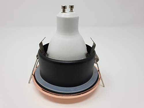 Faretto rotondo in rame oro rosa impermeabile IP65...