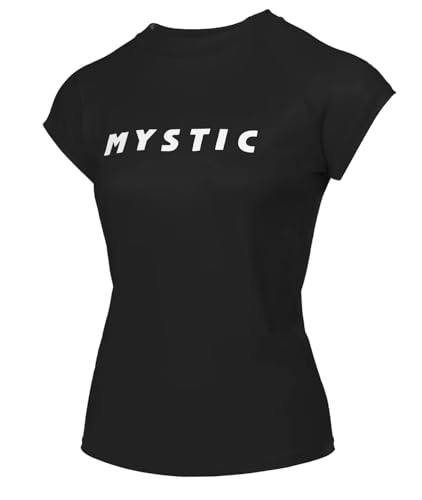 Mystic 2023 Womens Star Short Sleeve Rashvest - Black 230183 XS