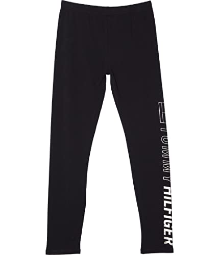 Tommy Hilfiger Girls' Sporty Leggings, Stretchy & Lightweight, Shorts & Full-Length Pants