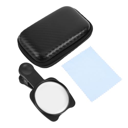 POPETPOP Versatile Phone Clip Selfie Mirror Ring Light Mirror Warm Ring Light Compact Design