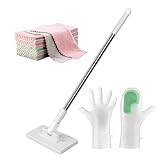 Nettoyage facile de la maison : Le balai sec permet un nettoyage facile de la maison grâce à son kit complet balai et lingettes. Il simplifie le processus et améliore l'efficacité sur les différentes surfaces et pièces de votre logement.