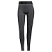 Produktbild adidas Damen Techfit 3-Streifen Long Tight, Dark Grey Heather/White, M