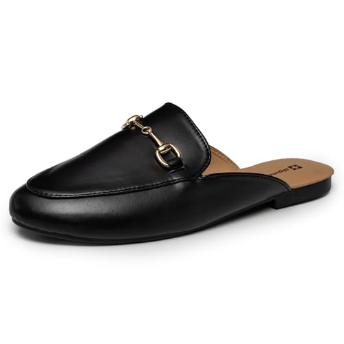 Mules plates Erin Alpine Swiss pour femme avec bout rond classique