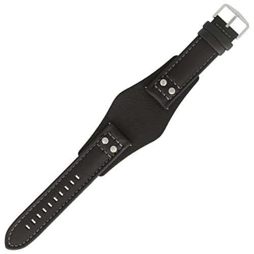 Fossil Correa de Reloj Pulsera 22mm Cuero Negro - Ch-2586 | Lb-ch2586
