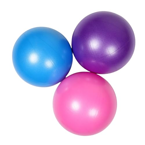 TOYANDONA 3 Piezas Pelota De Yoga Equipo De Ejercicio De Gimnasio Bola De Punto De Disparo De Rebote Pelota De Entrenamiento para La Estabilidad De Polivinilo