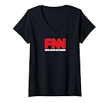 Photo Gallery donna fnn logo fake news network maglietta divertente trump maglietta con collo a v Photo Gallery donna fnn logo fake news network maglietta divertente trump maglietta con collo a v