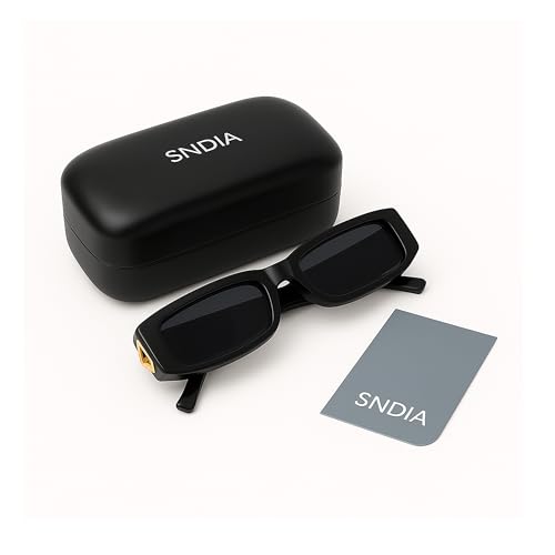 Image of SNDIA Polarized Small Rectangle Women's Sunglasses | Premium Frame | UV400 Protection for Driving, Outdoor Activity