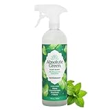 Absolute Green All Purpose Cleaner Spray, Non-Toxic, Kitchen, Bathroom, Countertop, Windows, Safe around Kids and Pets, Natural Peppermint Scent, 25 oz (1 Pack)