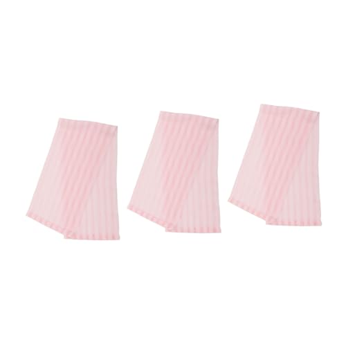 Ipetboom 3Pcs Back Exfoliating Towels Portable Bathing Scrubbers for Deep Cleaning Dual Sided for Daily Use Soft and Safe Skin