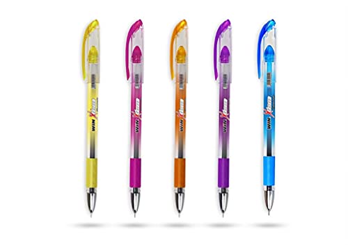 Win X-Ten Pens | Blue, 20 Pcs | Long Lasting Pens Ideal for Students | Comfortable Rubber Grip | Perfect Pens for Exams