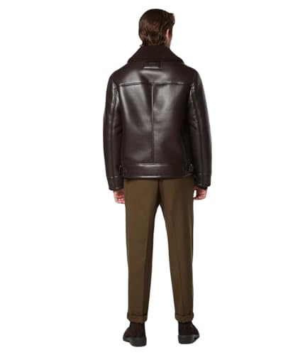 Image of Andrew Marc Men's Andrew Marc Men's Faux Leather Sherling Jacket